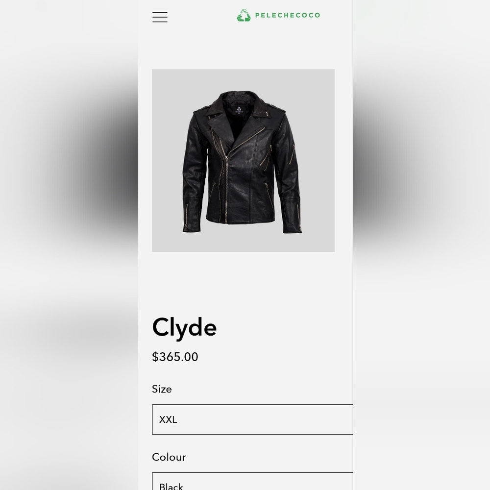 Pelechecoco Clyde Biker Jacket Like New